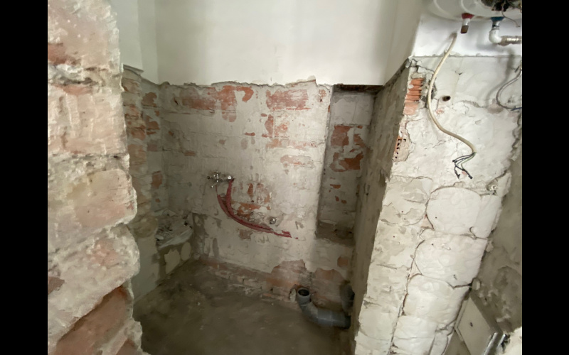 From ruins to beauty. - Before