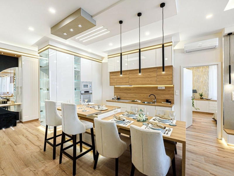 Een luxueus appartement van 106 m2 in het zuidelijke deel van de 5e!